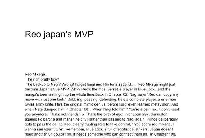 write theory, explanation scripts for manga, anime, manhwa